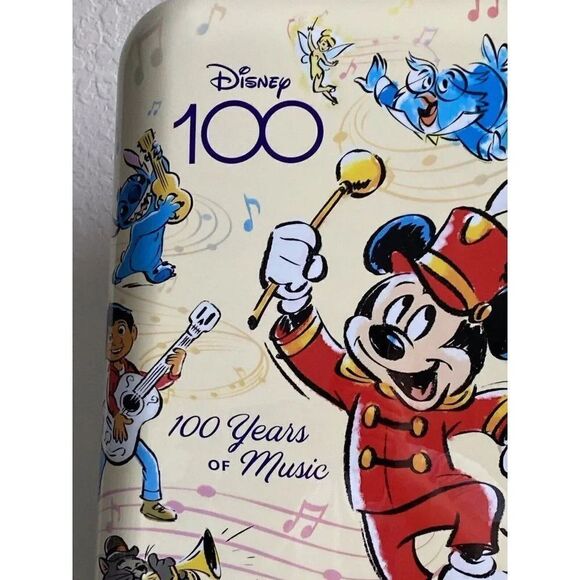 Bioworld Disney 100 Years Of Music And Wonder 20” Carry On Spinner Suitcase NEW - Picture 4 of 16